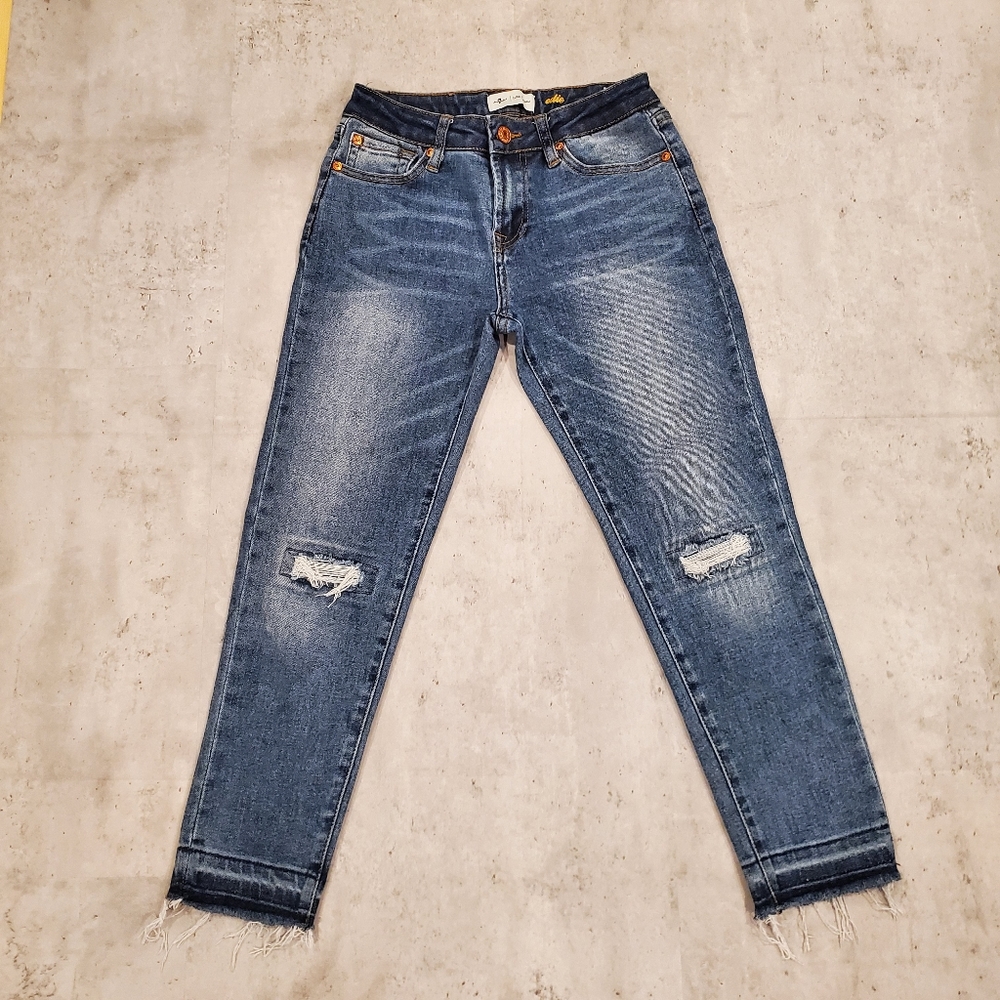 7 for all Mankind Luxe Vintage Edie Jeans Girl's Size 14
